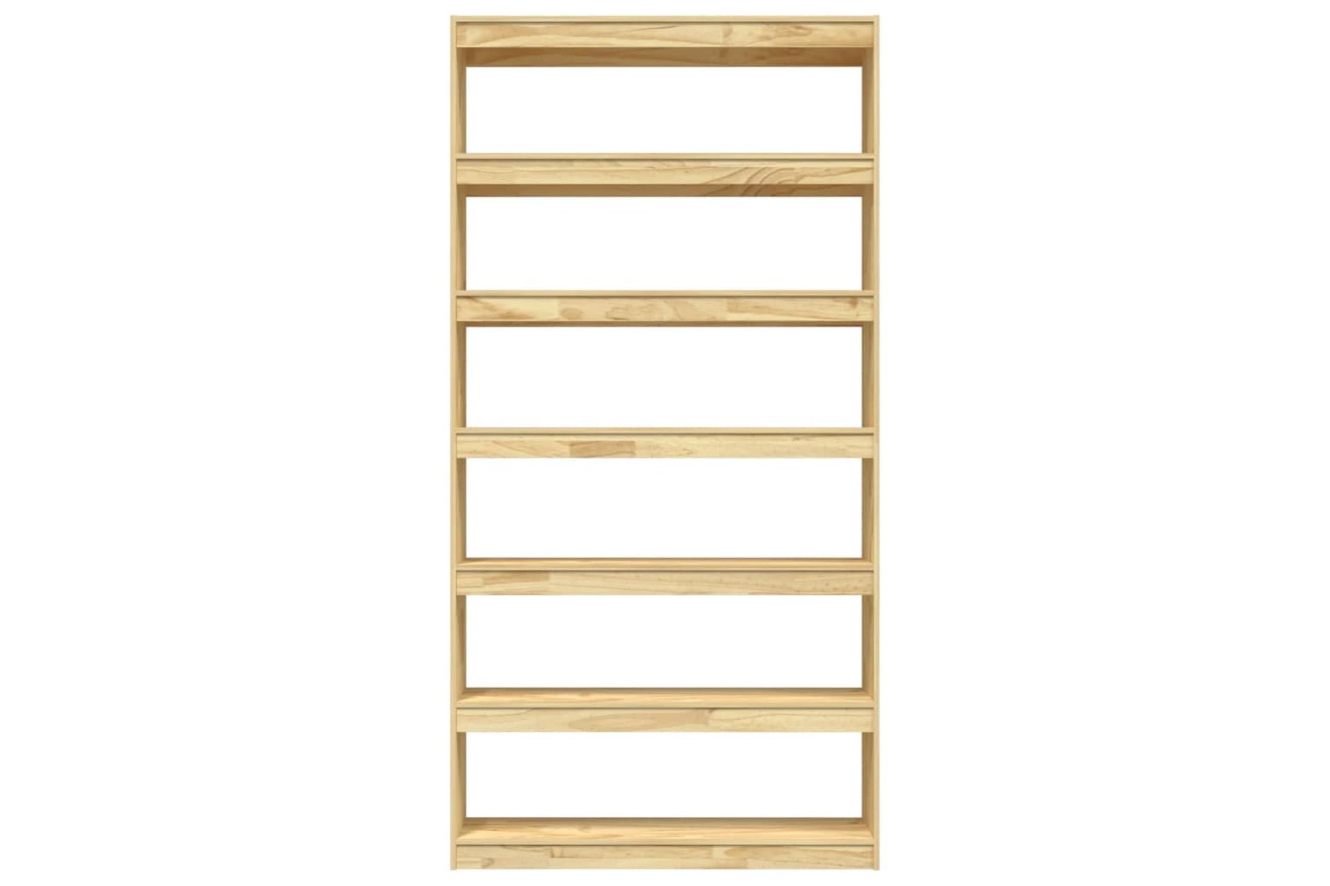 beBasic Kirjahylly/tilanjakaja 100x30x200 cm täysi mänty - Ruskea - Säilytys - Hylly - Kirjahylly