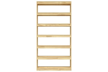 beBasic Kirjahylly/tilanjakaja 100x30x200 cm täysi mänty - Ruskea - Säilytys - Hylly - Kirjahylly