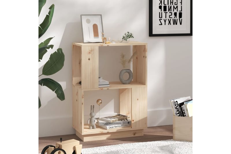 beBasic Kirjahylly/tilanjakaja 51x25x70 cm täysi mänty - Ruskea - Säilytys - Hylly - Kirjahylly
