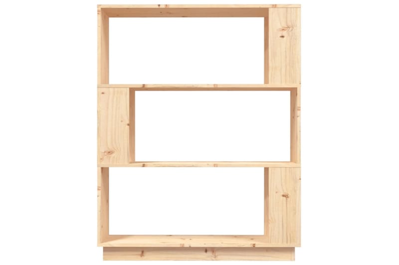 beBasic Kirjahylly/tilanjakaja 80x25x101 cm täysi mänty - Ruskea - Säilytys - Hylly - Kirjahylly