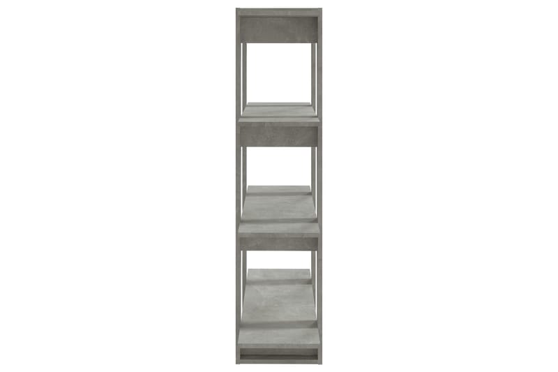 beBasic Kirjahylly/tilanjakaja betoninharmaa 100x30x123,5 cm - Harmaa - Säilytys - Hylly - Kirjahylly