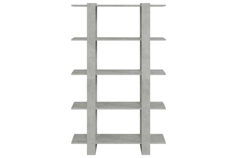 beBasic Kirjahylly/tilanjakaja betoninharmaa 100x30x160 cm - Harmaa - Säilytys - Hylly - Kirjahylly