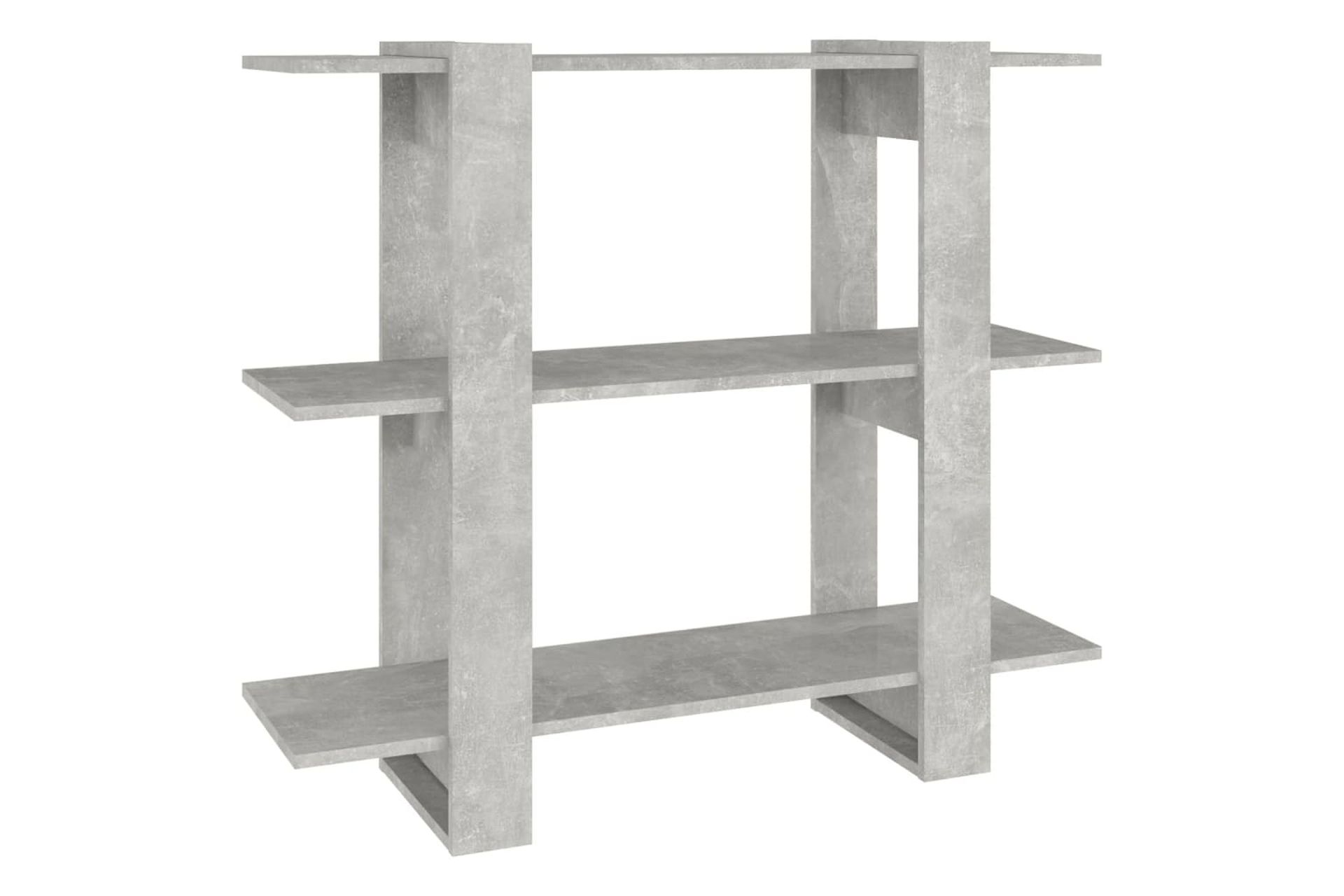 beBasic Kirjahylly/tilanjakaja betoninharmaa 100x30x87 cm - Harmaa - S�äilytys - Hylly - Kirjahylly