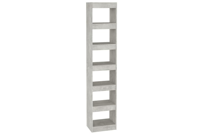 beBasic Kirjahylly/tilanjakaja betoninharmaa 40x30x198 cm - Harmaa - Säilytys - Hylly - Kirjahylly