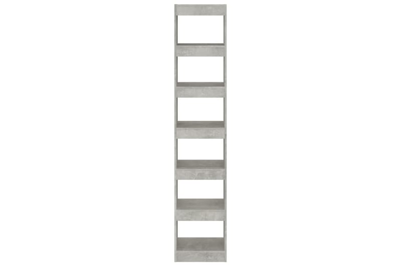 beBasic Kirjahylly/tilanjakaja betoninharmaa 40x30x198 cm - Harmaa - Säilytys - Hylly - Kirjahylly