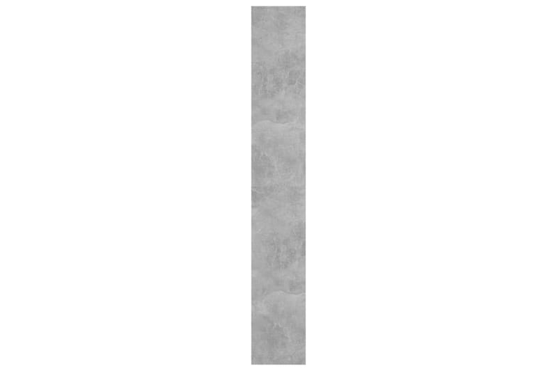 beBasic Kirjahylly/tilanjakaja betoninharmaa 60x30x198 cm - Harmaa - Säilytys - Hylly - Kirjahylly