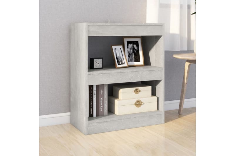 beBasic Kirjahylly/tilanjakaja betoninharmaa 60x30x72 cm - Harmaa - Säilytys - Hylly - Kirjahylly
