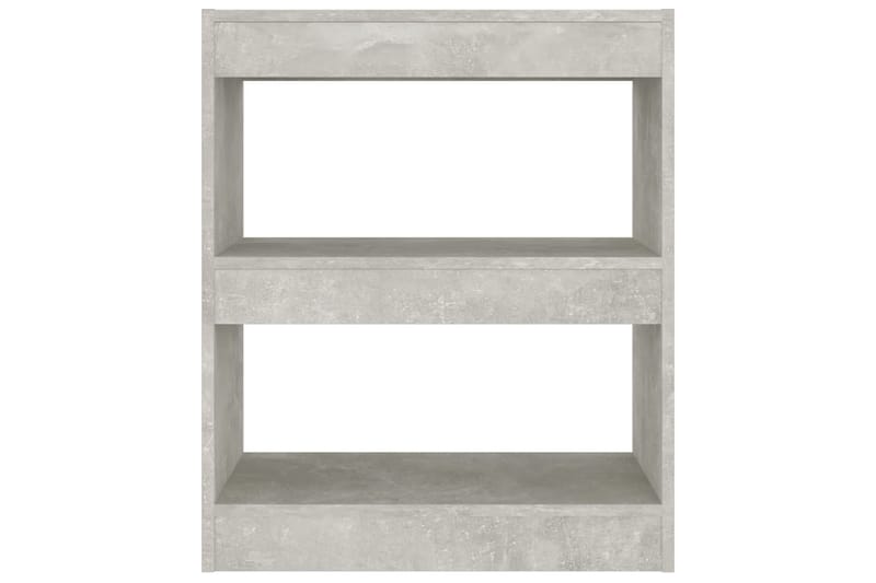 beBasic Kirjahylly/tilanjakaja betoninharmaa 60x30x72 cm - Harmaa - Säilytys - Hylly - Kirjahylly