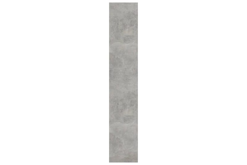 beBasic Kirjahylly/tilanjakaja betoninharmaa 80x30x166 cm lastulevy - Harmaa - Säilytys - Hylly - Kirjahylly