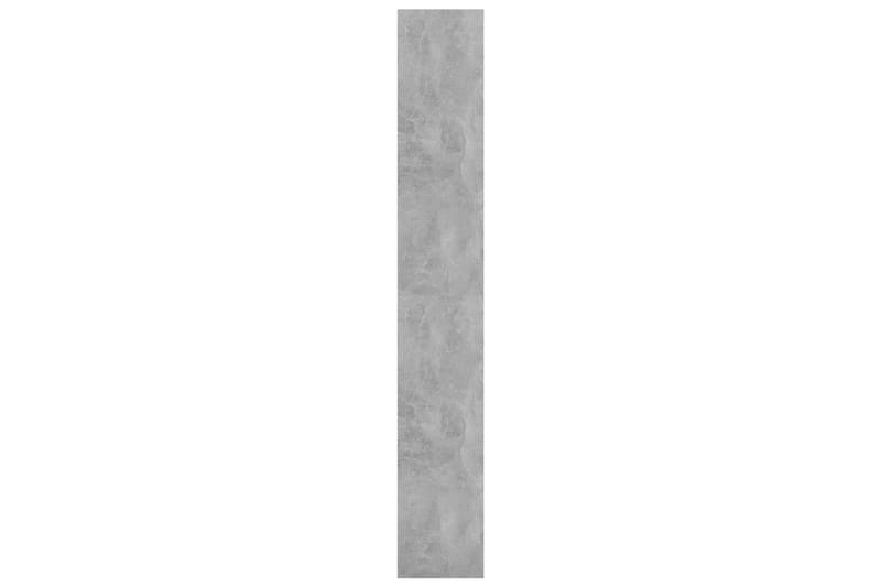 beBasic Kirjahylly/tilanjakaja betoninharmaa 80x30x198 cm lastulevy - Harmaa - Säilytys - Hylly - Kirjahylly