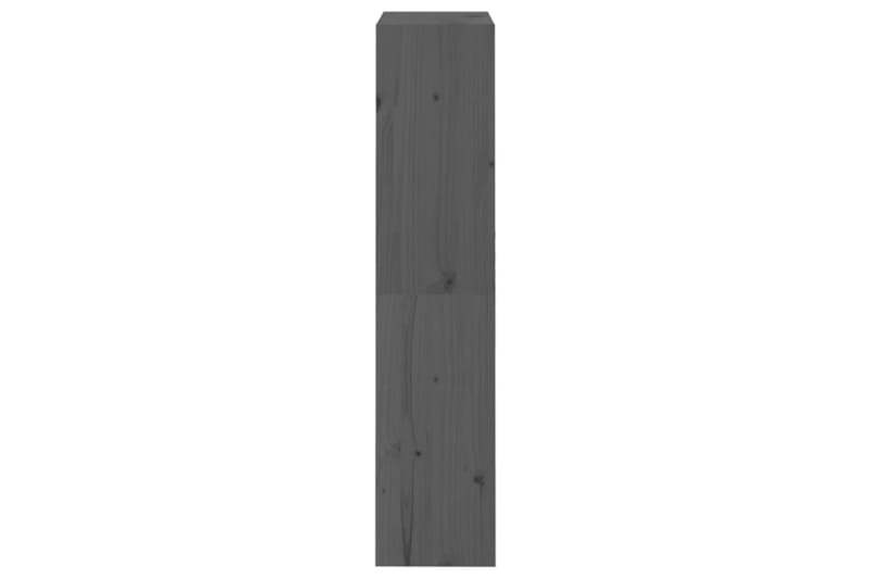 beBasic Kirjahylly/tilanjakaja harmaa 60x30x135,5 cm täysi mänty - Harmaa - Säilytys - Hylly - Kirjahylly