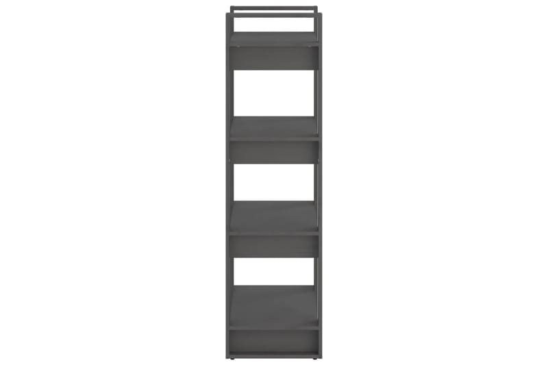 beBasic Kirjahylly/tilanjakaja harmaa 60x35x125 cm täysi mänty - Harmaa - Säilytys - Hylly - Kirjahylly