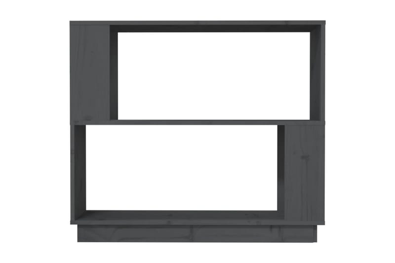 beBasic Kirjahylly/tilanjakaja harmaa 80x25x70 cm täysi mänty - Harmaa - Säilytys - Hylly - Kirjahylly