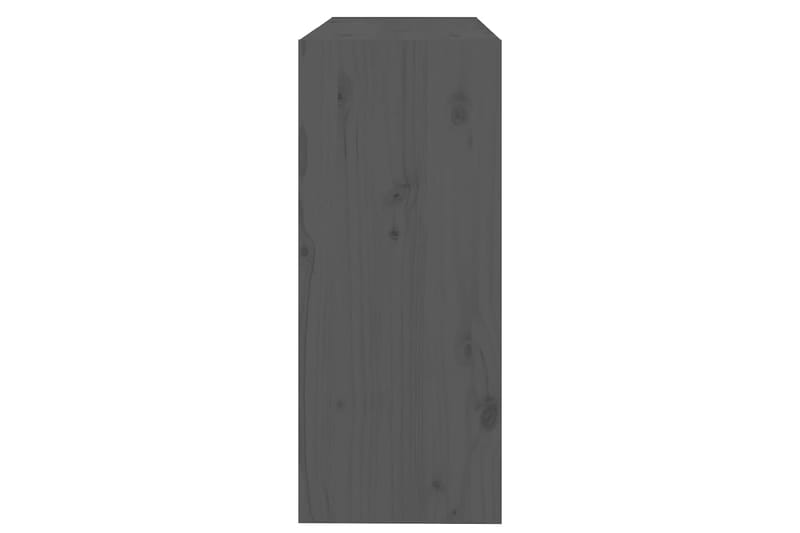 beBasic Kirjahylly/tilanjakaja harmaa 80x30x71,5 cm täysi mänty - Harmaa - Säilytys - Hylly - Kirjahylly