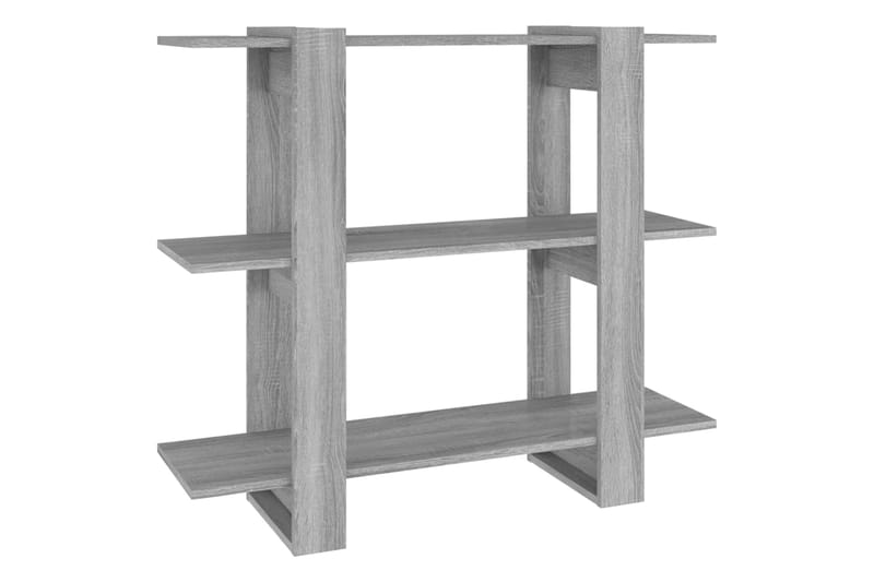 beBasic Kirjahylly/tilanjakaja harmaa Sonoma 100x30x87 cm - Harmaa - Säilytys - Hylly - Kirjahylly
