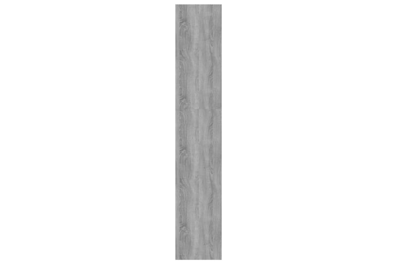 beBasic Kirjahylly/tilanjakaja harmaa Sonoma 60x30x166 cm lastulevy - Harmaa - Säilytys - Hylly - Kirjahylly