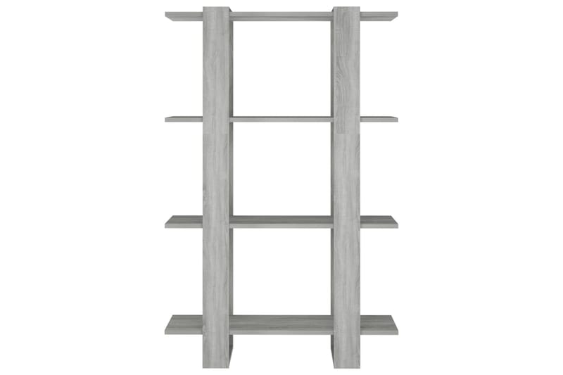 beBasic Kirjahylly/tilanjakaja harmaa Sonoma 80x30x123,5 cm - Harmaa - Säilytys - Hylly - Kirjahylly