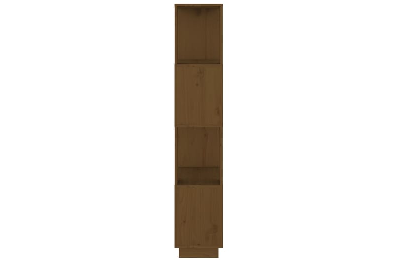 beBasic Kirjahylly/tilanjakaja hunajanruskea 51x25x132 cm täysi mänty - Ruskea - Säilytys - Hylly - Kirjahylly