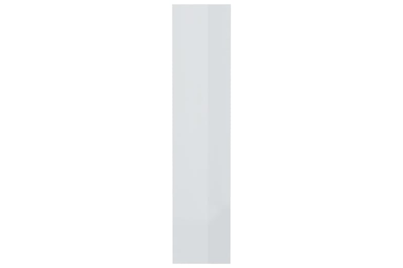 beBasic Kirjahylly/tilanjakaja korkeakiilto valk 80x30x135 cm lastulevy - Valkoinen - Säilytys - Hylly - Kirjahylly