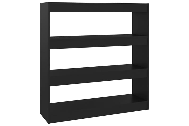 beBasic Kirjahylly/tilanjakaja musta 100x30x103 cm lastulevy - Musta - Säilytys - Hylly - Kirjahylly