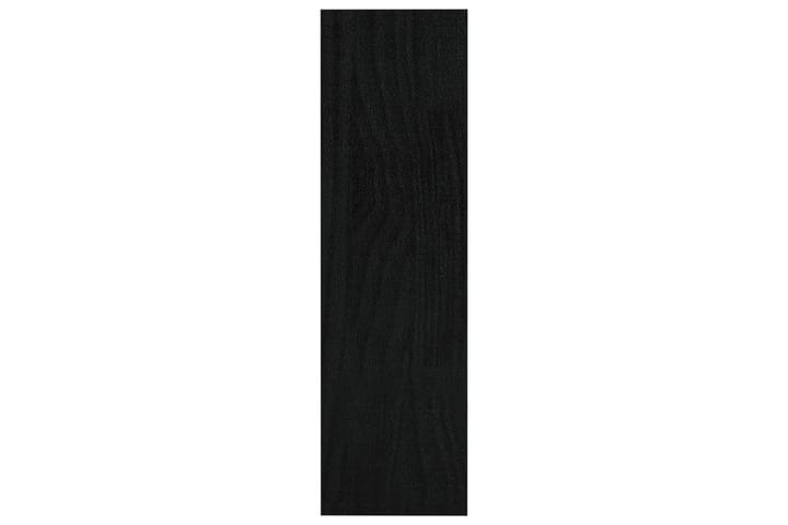 beBasic Kirjahylly/tilanjakaja musta 100x30x103 cm täysi mänty - Musta - Kirjahylly - Hylly