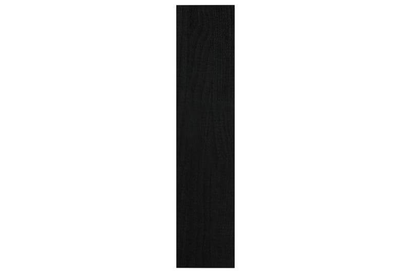 beBasic Kirjahylly/tilanjakaja musta 100x30x135,5 cm täysi mänty - Musta - Kirjahylly - Hylly