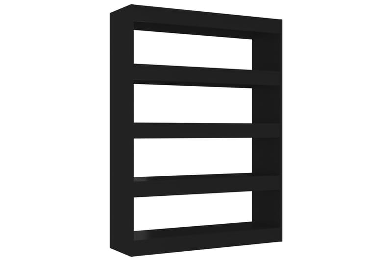 beBasic Kirjahylly/tilanjakaja musta 100x30x135 cm lastulevy - Musta - Säilytys - Hylly - Kirjahylly