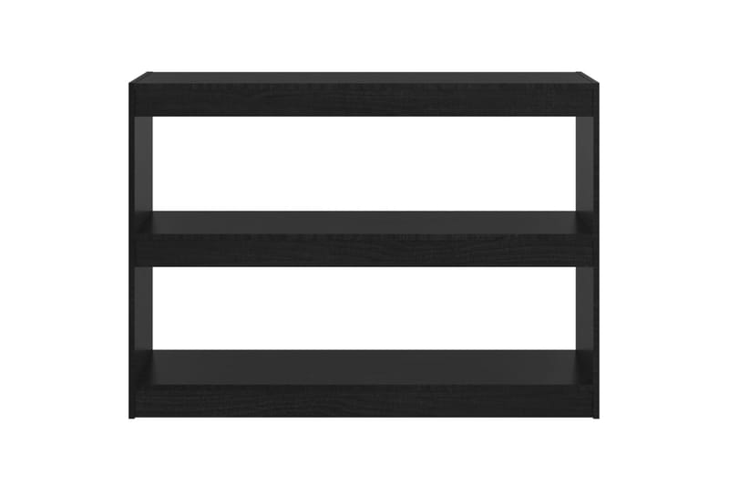 beBasic Kirjahylly/tilanjakaja musta 100x30x71,5 cm täysi mänty - Musta - Säilytys - Hylly - Kirjahylly