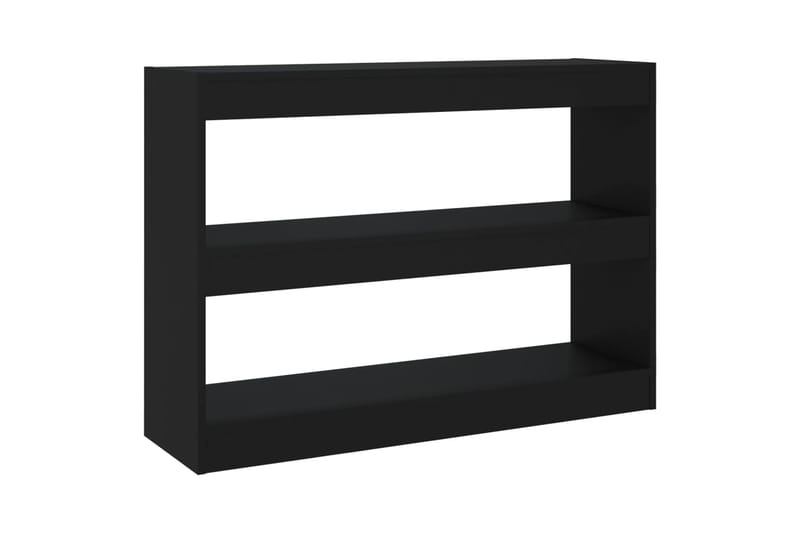 beBasic Kirjahylly/tilanjakaja musta 100x30x72 cm - Musta - Säilytys - Hylly - Kirjahylly