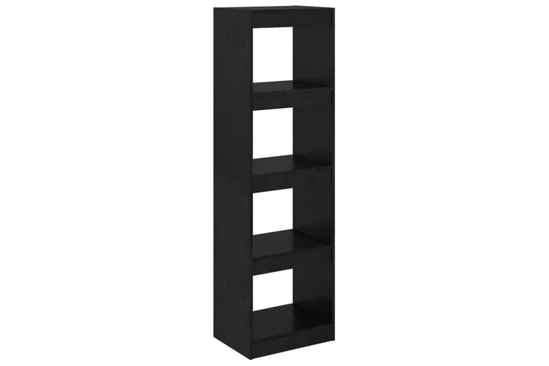 beBasic Kirjahylly/tilanjakaja musta 40x30x135,5 cm täysi mänty - Musta - Säilytys - Hylly - Kirjahylly