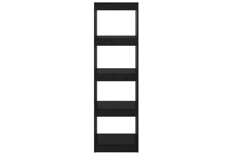 beBasic Kirjahylly/tilanjakaja musta 40x30x135,5 cm täysi mänty - Musta - Säilytys - Hylly - Kirjahylly