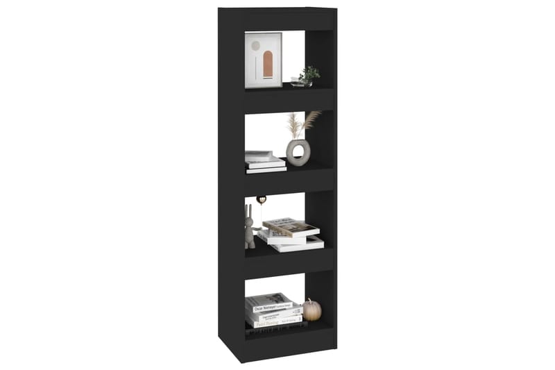 beBasic Kirjahylly/tilanjakaja musta 40x30x135 cm lastulevy - Musta - Säilytys - Hylly - Kirjahylly