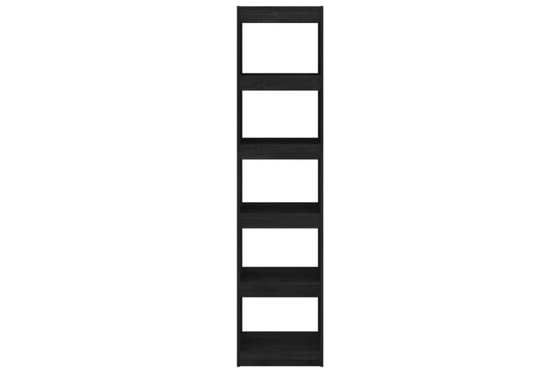 beBasic Kirjahylly/tilanjakaja musta 40x30x167,5 cm täysi mänty - Musta - Säilytys - Hylly - Kirjahylly