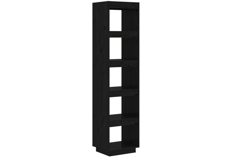beBasic Kirjahylly/tilanjakaja musta 40x35x167 cm täysi mänty - Musta - Säilytys - Hylly - Kirjahylly