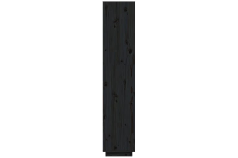 beBasic Kirjahylly/tilanjakaja musta 40x35x167 cm täysi mänty - Musta - Säilytys - Hylly - Kirjahylly