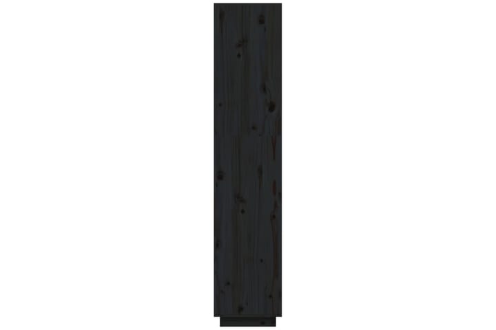 beBasic Kirjahylly/tilanjakaja musta 40x35x167 cm täysi mänty - Musta - Kirjahylly - Hylly