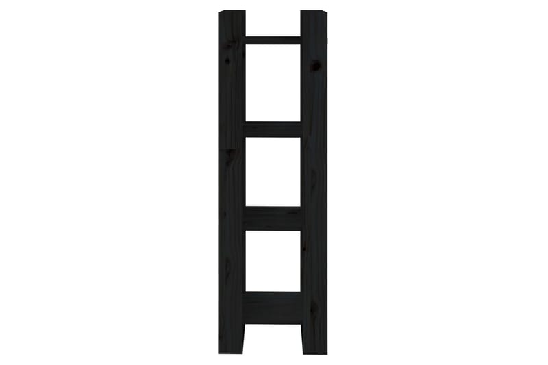 beBasic Kirjahylly/tilanjakaja musta 41x35x125 cm täysi mänty - Musta - Säilytys - Hylly - Kirjahylly