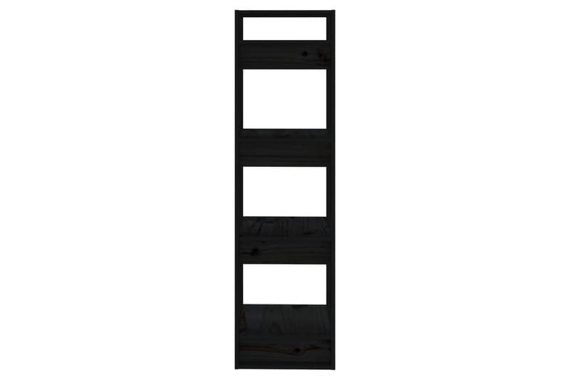 beBasic Kirjahylly/tilanjakaja musta 41x35x125 cm täysi mänty - Musta - Säilytys - Hylly - Kirjahylly