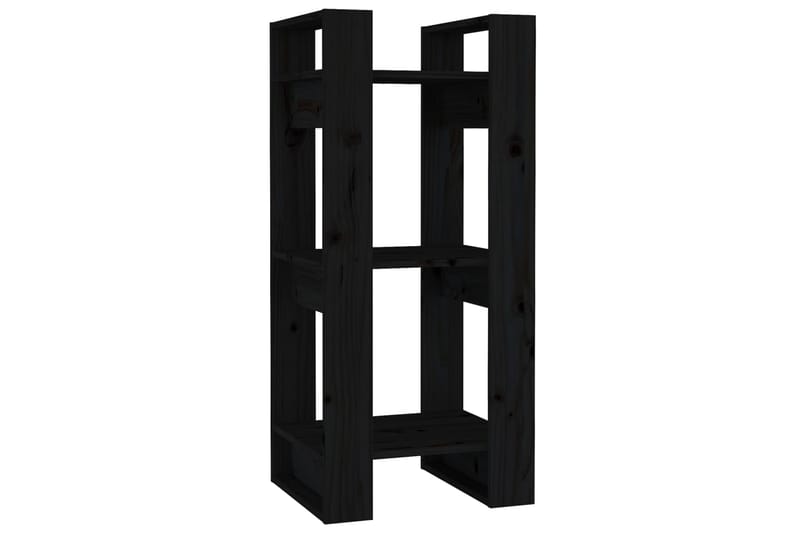 beBasic Kirjahylly/tilanjakaja musta 41x35x91 cm täysi mänty - Musta - Säilytys - Hylly - Kirjahylly