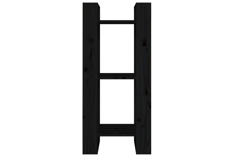 beBasic Kirjahylly/tilanjakaja musta 41x35x91 cm täysi mänty - Musta - Säilytys - Hylly - Kirjahylly