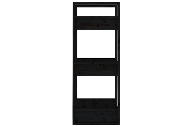beBasic Kirjahylly/tilanjakaja musta 41x35x91 cm täysi mänty - Musta - Säilytys - Hylly - Kirjahylly