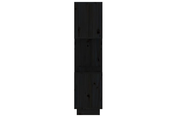 beBasic Kirjahylly/tilanjakaja musta 51x25x101 cm täysi mänty - Musta - Kirjahylly - Hylly