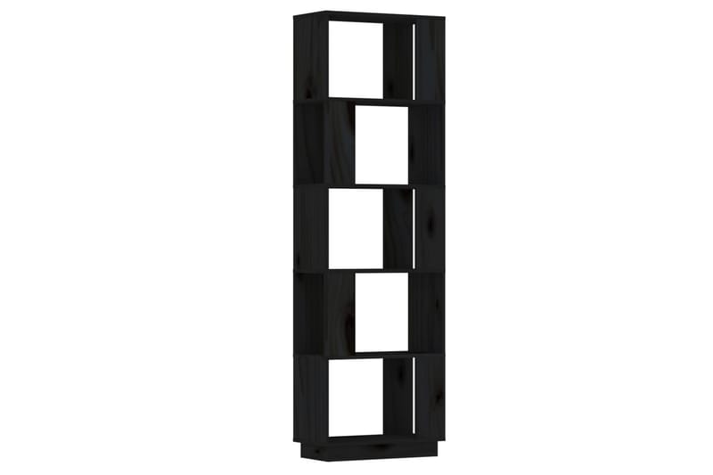 beBasic Kirjahylly/tilanjakaja musta 51x25x163,5 cm täysi mänty - Musta - Säilytys - Hylly - Kirjahylly