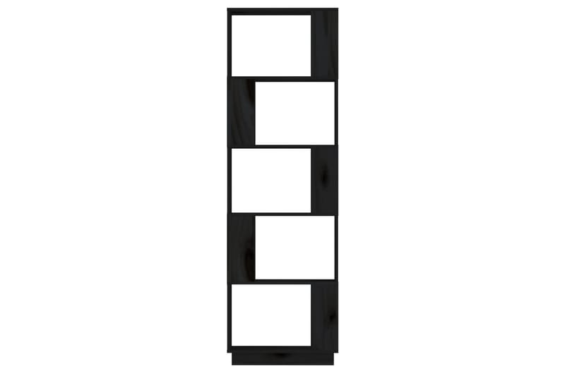 beBasic Kirjahylly/tilanjakaja musta 51x25x163,5 cm täysi mänty - Musta - Säilytys - Hylly - Kirjahylly