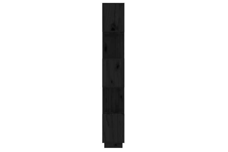 beBasic Kirjahylly/tilanjakaja musta 51x25x163,5 cm täysi mänty - Musta - Säilytys - Hylly - Kirjahylly