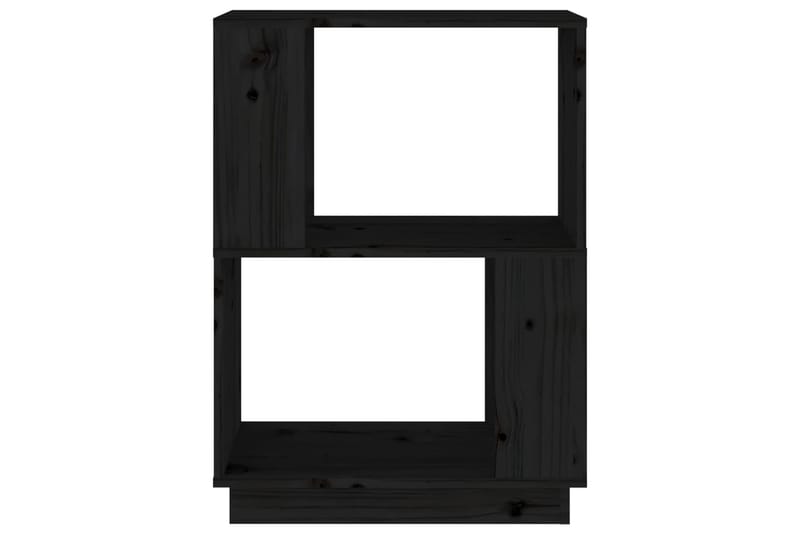 beBasic Kirjahylly/tilanjakaja musta 51x25x70 cm täysi mänty - Musta - Säilytys - Hylly - Kirjahylly