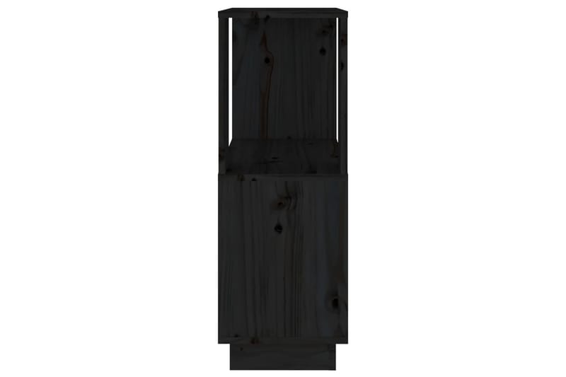 beBasic Kirjahylly/tilanjakaja musta 51x25x70 cm täysi mänty - Musta - Säilytys - Hylly - Kirjahylly