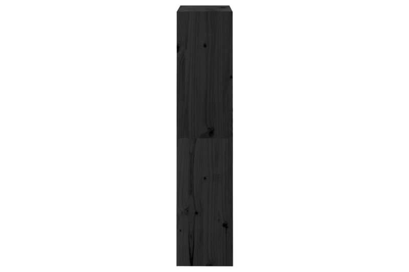 beBasic Kirjahylly/tilanjakaja musta 60x30x135,5 cm täysi mänty - Musta - Säilytys - Hylly - Kirjahylly