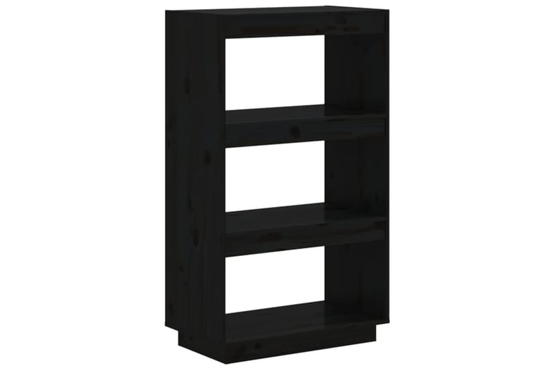 beBasic Kirjahylly/tilanjakaja musta 60x35x103 cm täysi mänty - Musta - Säilytys - Hylly - Kirjahylly