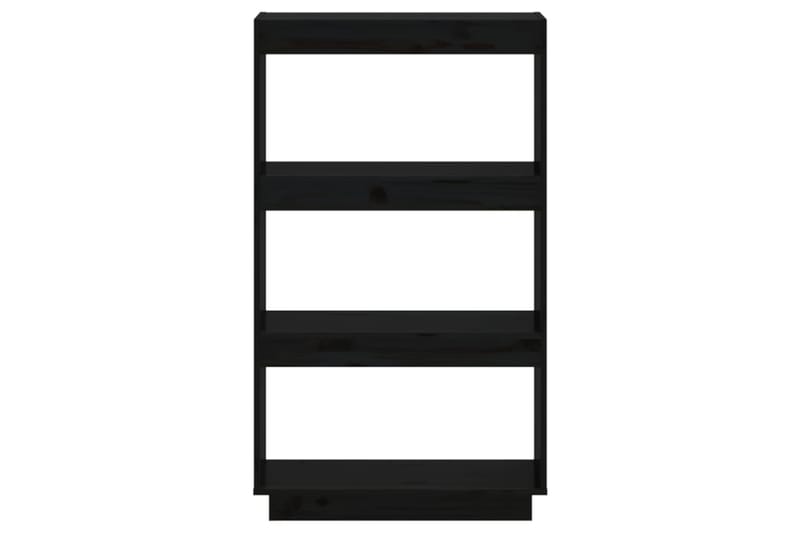 beBasic Kirjahylly/tilanjakaja musta 60x35x103 cm täysi mänty - Musta - Säilytys - Hylly - Kirjahylly